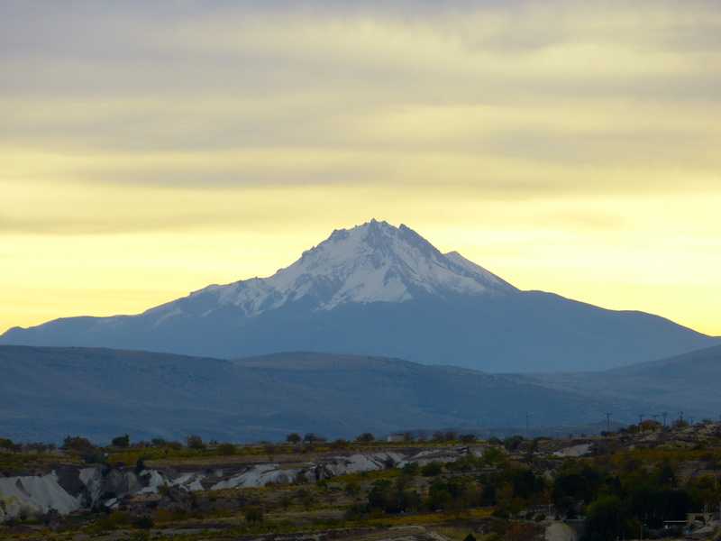 snow, no people, non-urban scene, environment, landscape, scenics, mountain Peak, cold temperature, volcano, turkey, 4K, tranquility, mountain, volcanic erciyes