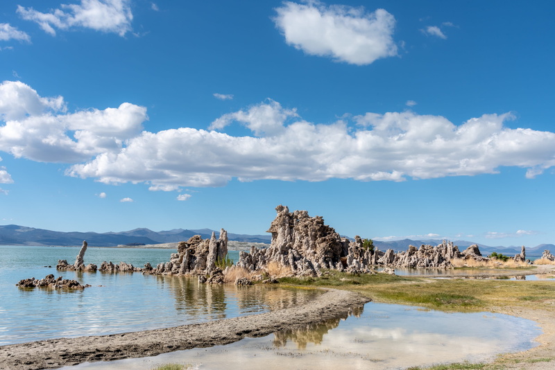 desert, scenic, park, land, usa, cloud - sky, landscape, summer, mountain, sky, lake, rock - object, water, outdoors, 4K, salt, architecture, rock, beach