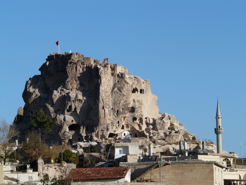 architecture, mosque, rock, 2K, Stone, city, travel Locations, turkey, tuff stone dwellings, uchisar, travel, building, architecture And Buildings, travel destinations