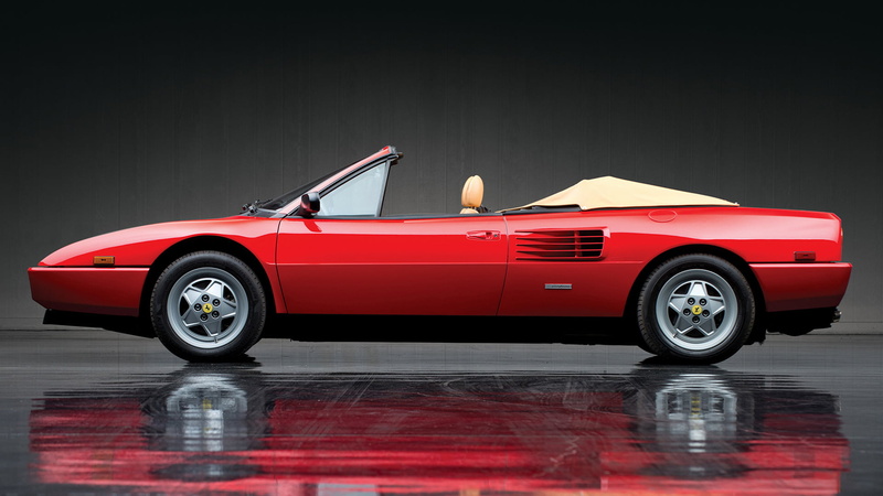 Convertible, Car, Red Car, Sport Car, 1080P, Ferrari Mondial T, Old Car, Ferrari, Grand Tourer