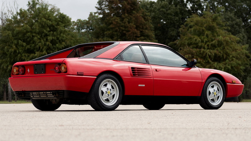 Old Car, Ferrari Mondial T, Ferrari, 1080P, Red Car, Car, Sport Car, Grand Tourer, Coupé