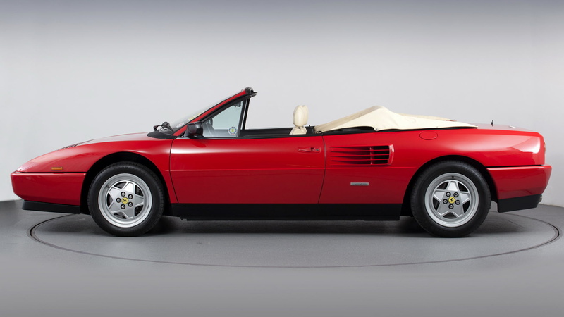 Old Car, Car, Ferrari, Ferrari Mondial T, Red Car, 1080P, Grand Tourer, Sport Car, Convertible