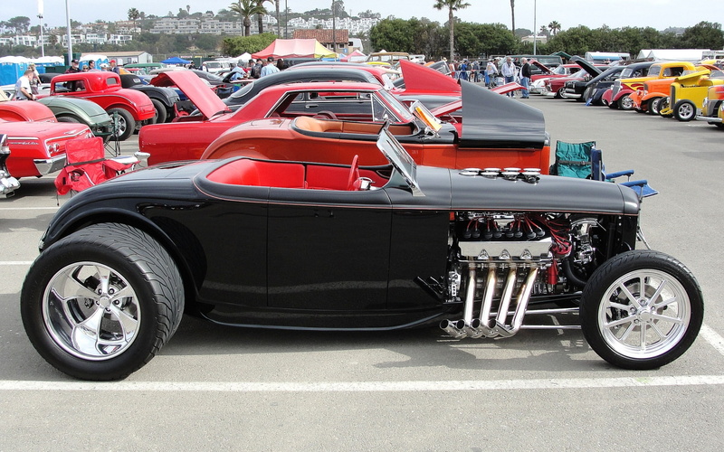 engine, classic, cars, 1080P, reto, tuning, hot, rod