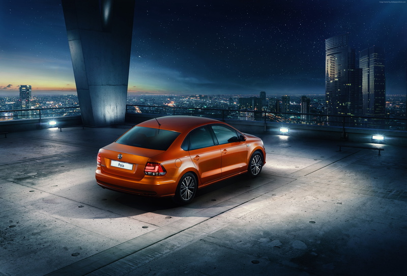 2K, Sedan, orange, Volkswagen Polo Allstar