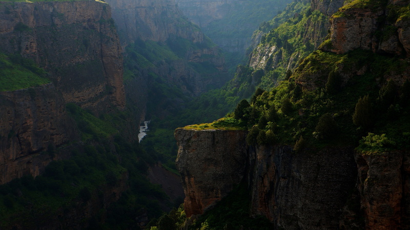 nature, river, photography, panorama, landscape, forest, valley, 2K, plants, cliff