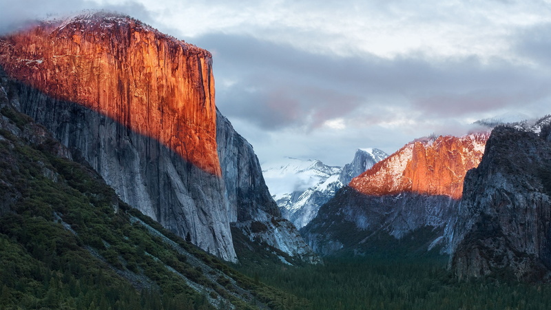 mountains, El Capitan, Yosemite National Park, 4K