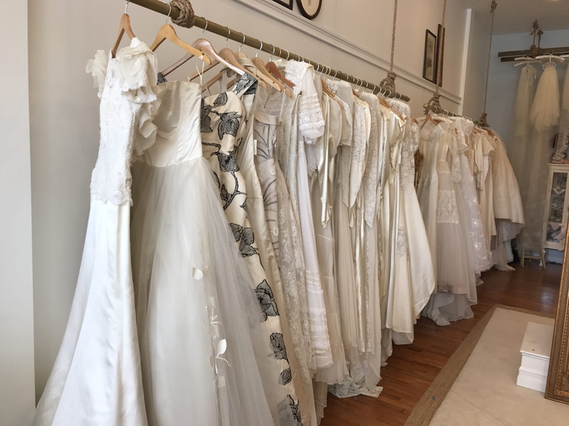 coathanger, shopping, choice, wedding, clothing store, indoors, dress, retail, fashion, womenswear, white color, store, boutique, in a row, 4K, wedding dress