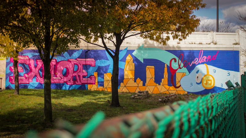 plant, built structure, cleveland, land, tremont, outdoors, united states, creativity, graffiti, art and craft, representation, no people, nature, multi colored