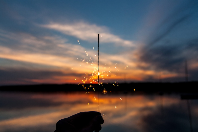 orange color, sky, cloud - sky, orange, overlooking, non-urban scene, 4K, sunset, body, horizon, skyline, twilight, beauty in nature, idyllic, water, scenics - nature