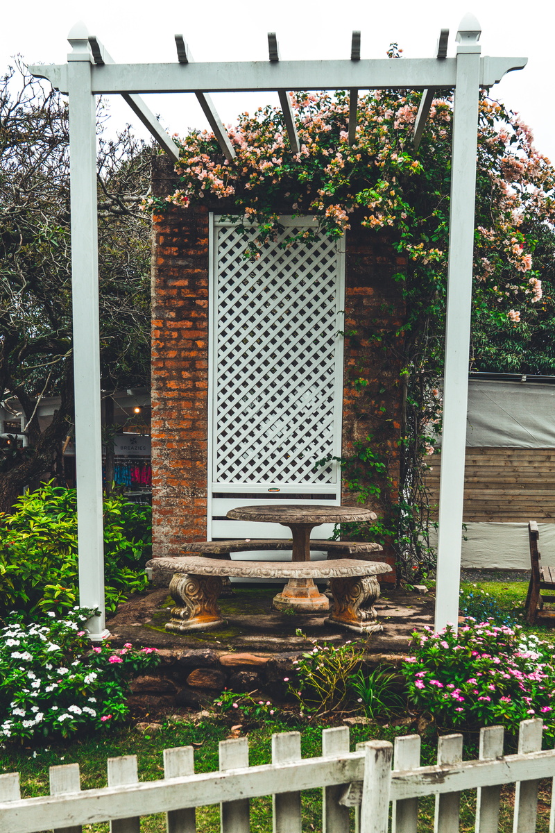 chairs, building, growth, south africa, buyilding, tree, park bench, front or back yard, vines, 5K, house, plant, no people, concrete, outdoors, park