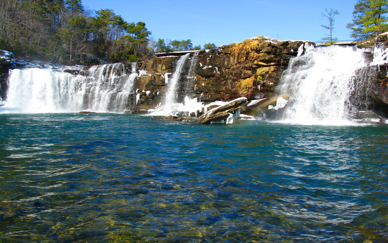 canyon, no people, flowing, coast, rock, full, usa, sea, day, scenics - nature, splashing, waterfront, power in nature, travel destinations, alabama, waterfalls