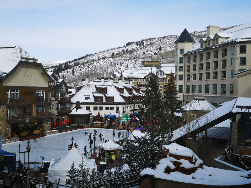 city, colorado, 2K, ski resort, covering, architecture, built structure, sky, building exterior, town, nature, day, snow, snowcapped mountain, beaver creek