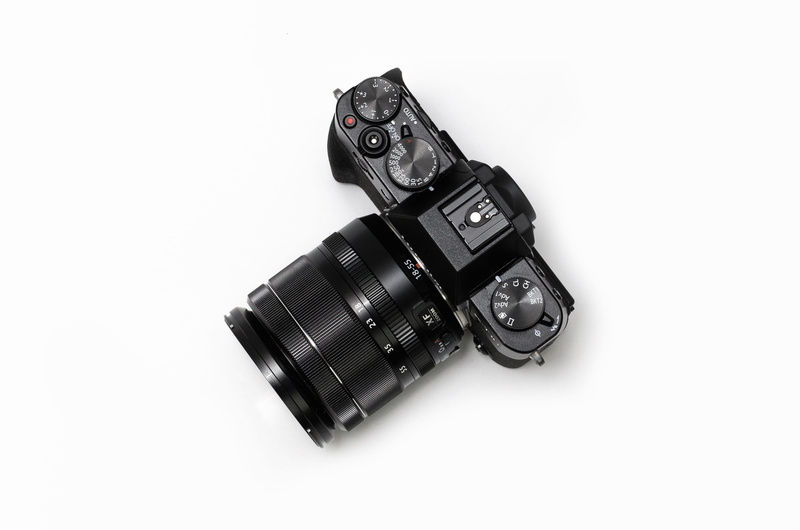 photographic equipment, photography themes, indoors, minimalism, high angle view, cut out, activity, black color, white background, still life, fujifilm