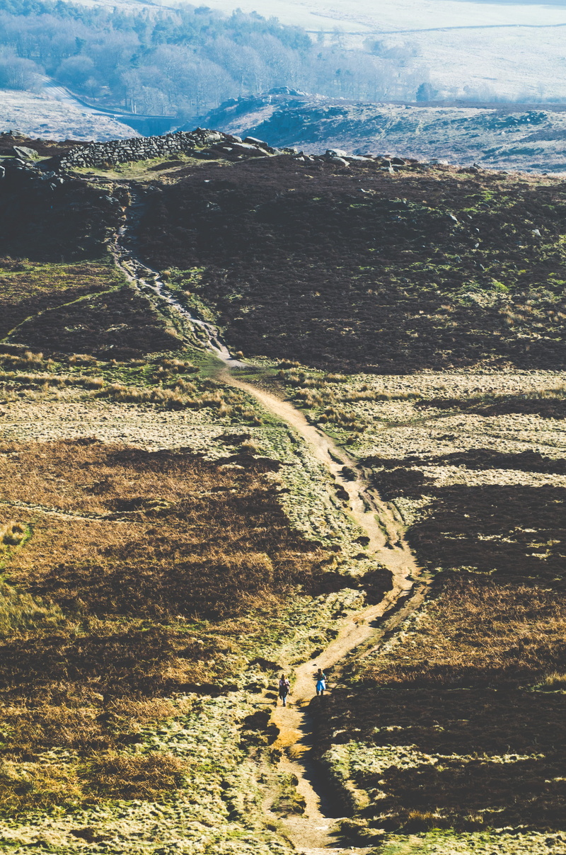 tranquility, transportation, beauty in nature, land, mountain, tor, nature, rocks, the peak district, uk, countryside, high angle view, british, united kingdom