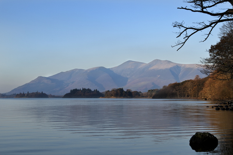non-urban scene, no people, landscape, reflection, tree, keswick, idyllic, mountain, mountain range, day, lake, 5K, borrowdale, nature, scenics - nature