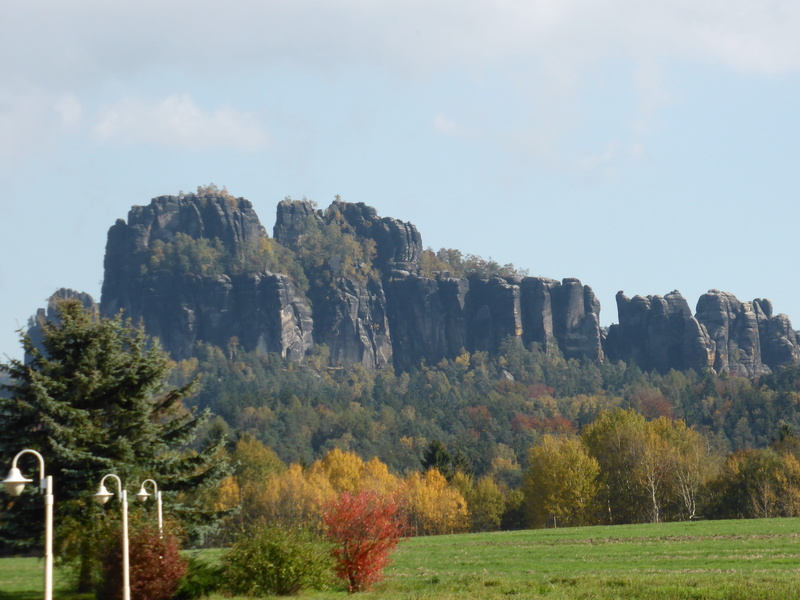 Saxon Switzerland, landscape, tree, no people, Beauty, land, growth, 4K, tranquility, tranquil scene, day, Schrammsteine, outdoors, scenics - nature, field