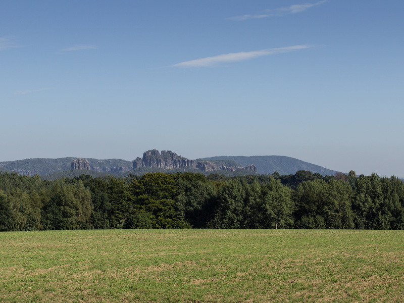 forest, environment, outdoors, mountain, outlook, grass, sky, powerful, no people, more, nature, non-urban scene, saxony, tranquility, blue, sand stone