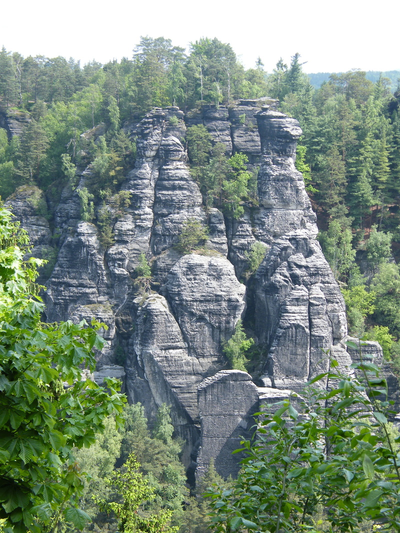 mountains, built structure, tranquil scene, germany, growth, saxon switzerland, history, no people, elbe schrammsteine, Schrammsteine, tranquility, travel