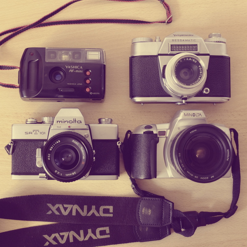 zoom lens, close-up, photo tourists, retro styled, vintage, preparation, minolta, collection, nostalgia, camera, retro, home video camera, old, still life