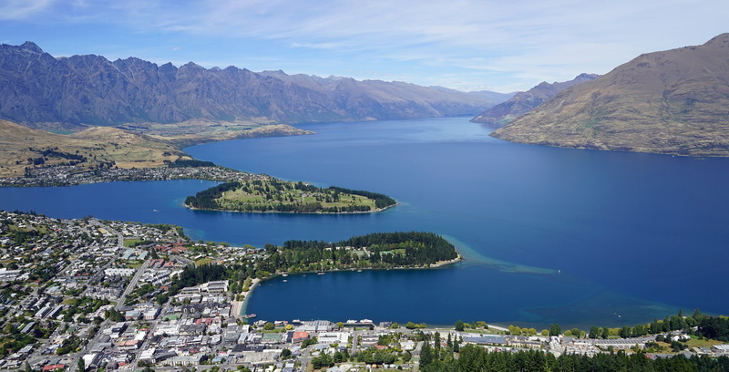 queenstown, mountain, 5K, outdoors, lake, landscape, day, beauty in nature, sea, reflection, mountain range, land, architecture, new zealand, lake wakatipu