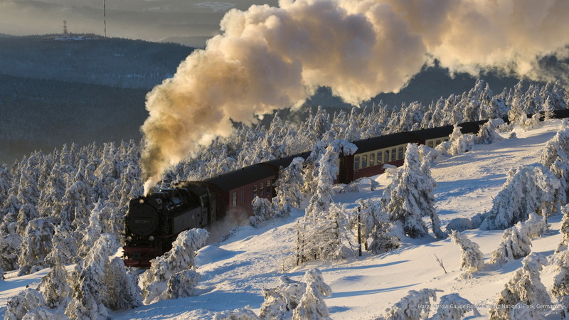 park, gauge, harz, narrow, railroad, Transportation, 2K, national, germany