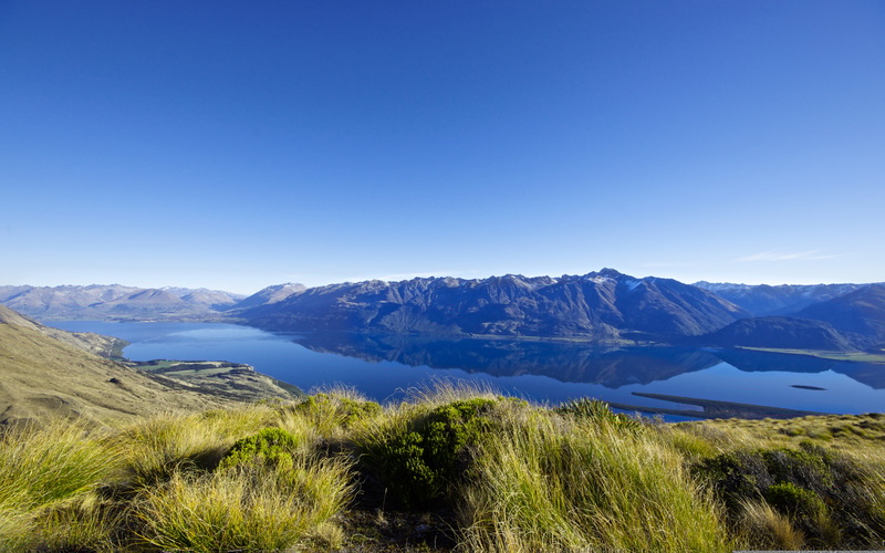 2K, Lake Wakatipu, nature, mountains, New Zealand, lake