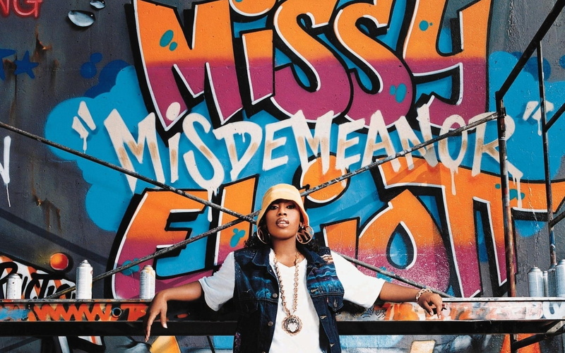 women, white, missy, singer-songwriter, crew, actress, gold, black, brown, vest, necklace, dancer, 1080P, t, denim, cap, shirt, elliott, neck, recording artist