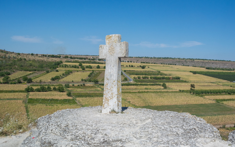 outdoors, architecture, cross, old orhei, solid, the past, grave, moldova, nature, belief, sky, memorial, cemetery, showplace, no people, tombstone, symbol