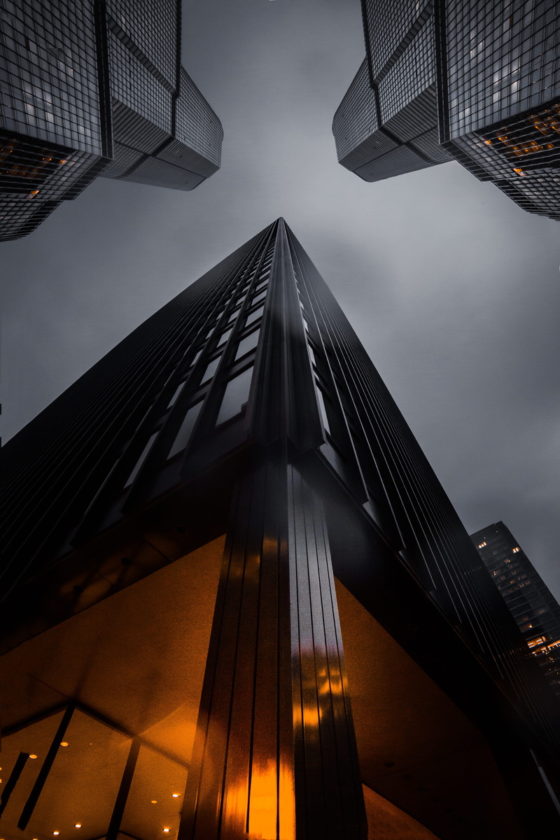 tallest, view, architectural design, low angle view, night, office, skyscrapers, tall, built structure, dusk, skyscraper, no people, travel destinations