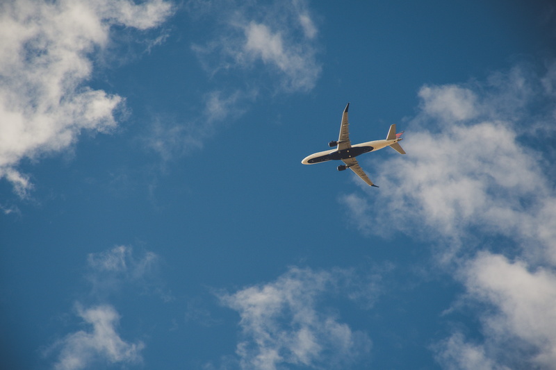 worms eye view, eye, mode of transportation, atmosphere, mid-air, plane, travel, vehicle, transportation, 5K, cloud - sky, aircraft, view, outdoors, nature
