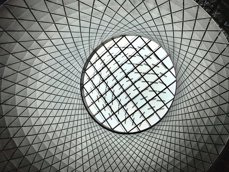 eyeview, no people, structure, textured, circle, shape, design, abstract, s, 4K, backgrounds, full frame, window, low angle view, architecture and art
