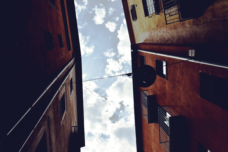 building exterior, cloud - sky, landscape, architecture, worm, day, church, clouds, lighting equipment, concrete, eyeview, photography, brown, technology
