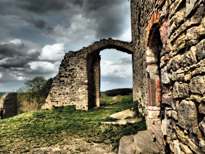 architecture, castle, t, solid, old ruin, bad condition, nature, tourism, recovery, deterioration, panorama, castle ruin arnstein, sky, run-down, landscape