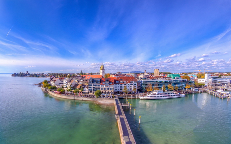 2K, Lake Constance, Cities, Lake, Cityscape, Germany, City, Man Made, Baden-Württemberg