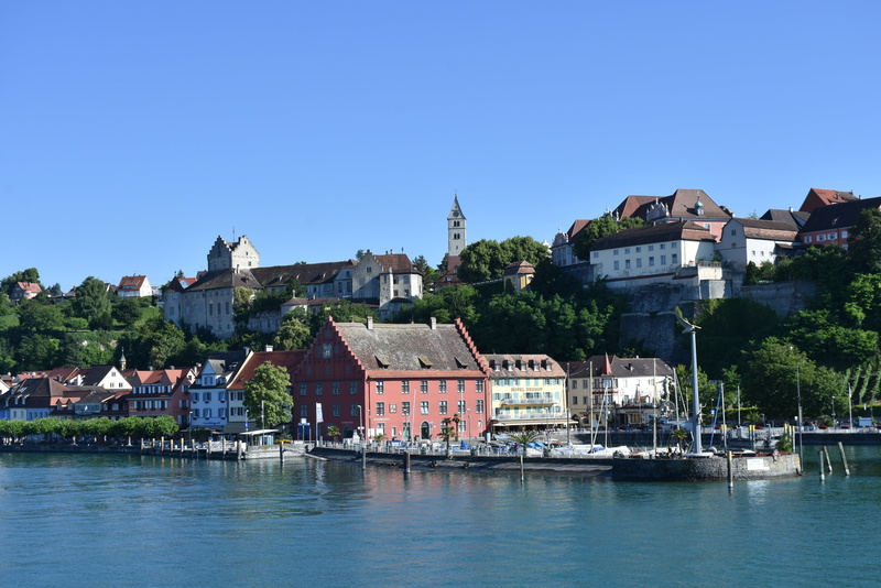germany, waters, built structure, river, clear sky, sky, waterfront, plant, daytime, city, port, relaxation, tree, bank, landscape, holiday, body, no people