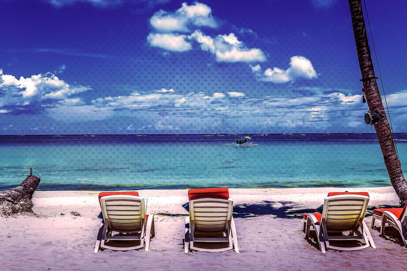 relaxation, horizon over water, tranquility, boracay, 4K, nature, water, tranquil scene, scenics - nature, horizon, beach, outdoors, no people, sea, day