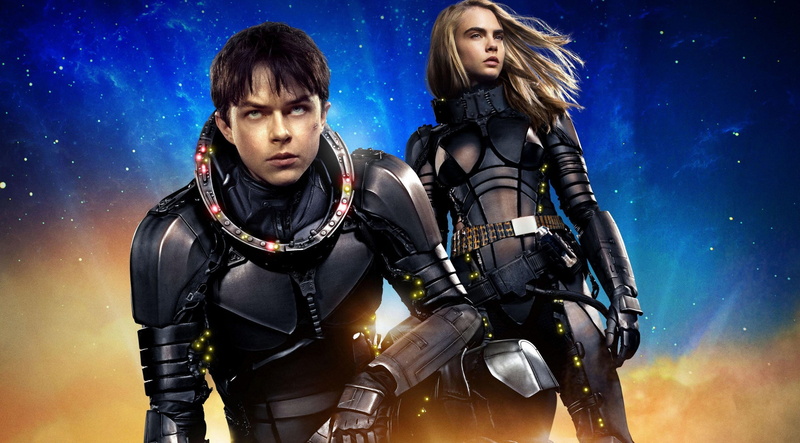 4K, girl, scar, face, Dane DeHaan, cinema, Valérian and the City of ten thousand planets, blonde, film, movie, Cara Delevingne, suit, Valerian and the City of a Thousand Planets