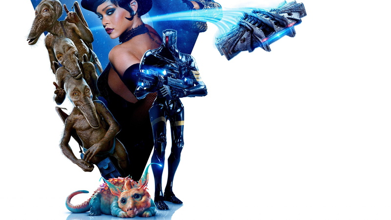 girl, Valerian and the City of a Thousand Planets, Rihanna, anime, 4K, 4k, illustration