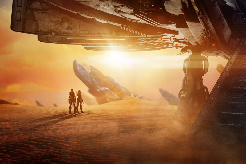 game, characters, 4K, spacecraft, digital, Valerian and the City of a Thousand Planets, two, 5K, near, Fantasy, standing
