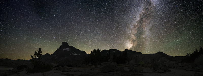 travel destinations, phenomenon, mountain range, environment, rock - object, scenics - nature, astronomy, sierra, dark, blue, 8K, milky way, sky