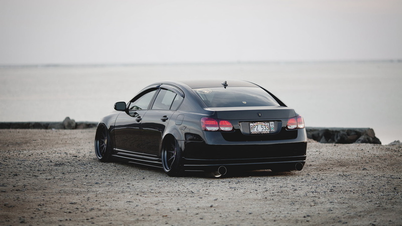 driving, tuning, outdoors, motor Vehicle, nature, speed, mode of Transport, sky, gs, black, Lexus, 1080P, sedan, land, luxury, horizon over water, car