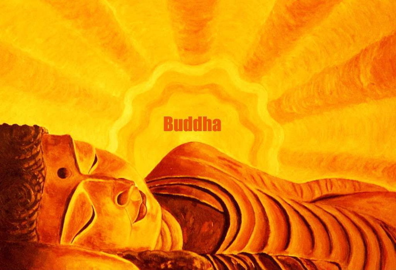 architecture, religion, buddha, rock, sleeping, rock formation, representation, orange color, art and craft, yellow, human representation, 480P, travel destinations