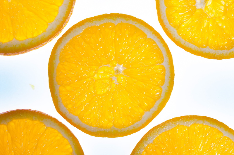 no people, citrus, Slices, geometric shape, food and drink, food, freshness, yellow, cross section, slice, close-up, studio shot, white background, orange slices
