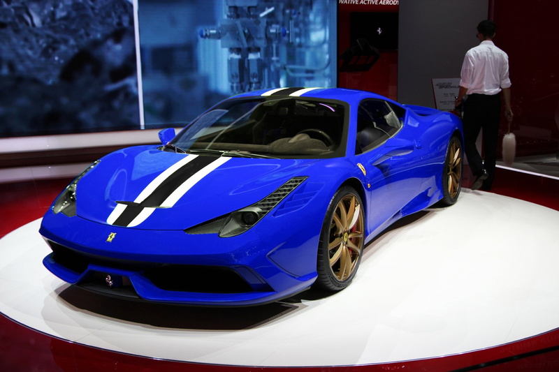 speciale, ferrari, blue, blu, 458, 2013, 1080P, bleu, supercar