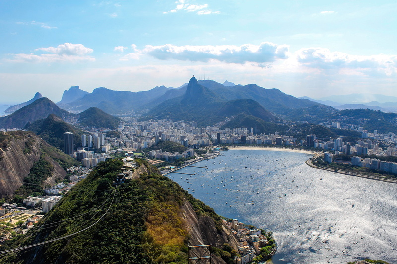 rio de janeiro vacation, outdoors, architecture, brazilian, building exterior, cityscape, cloud - sky, tree, mountain range, no people, nature, water, cable car