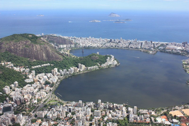 outdoors, beauty in nature, famous Place, 4K, christ, land, body, scenics - nature, brazil, cityscape, high angle view, beach, water, summer, harbor, architecture