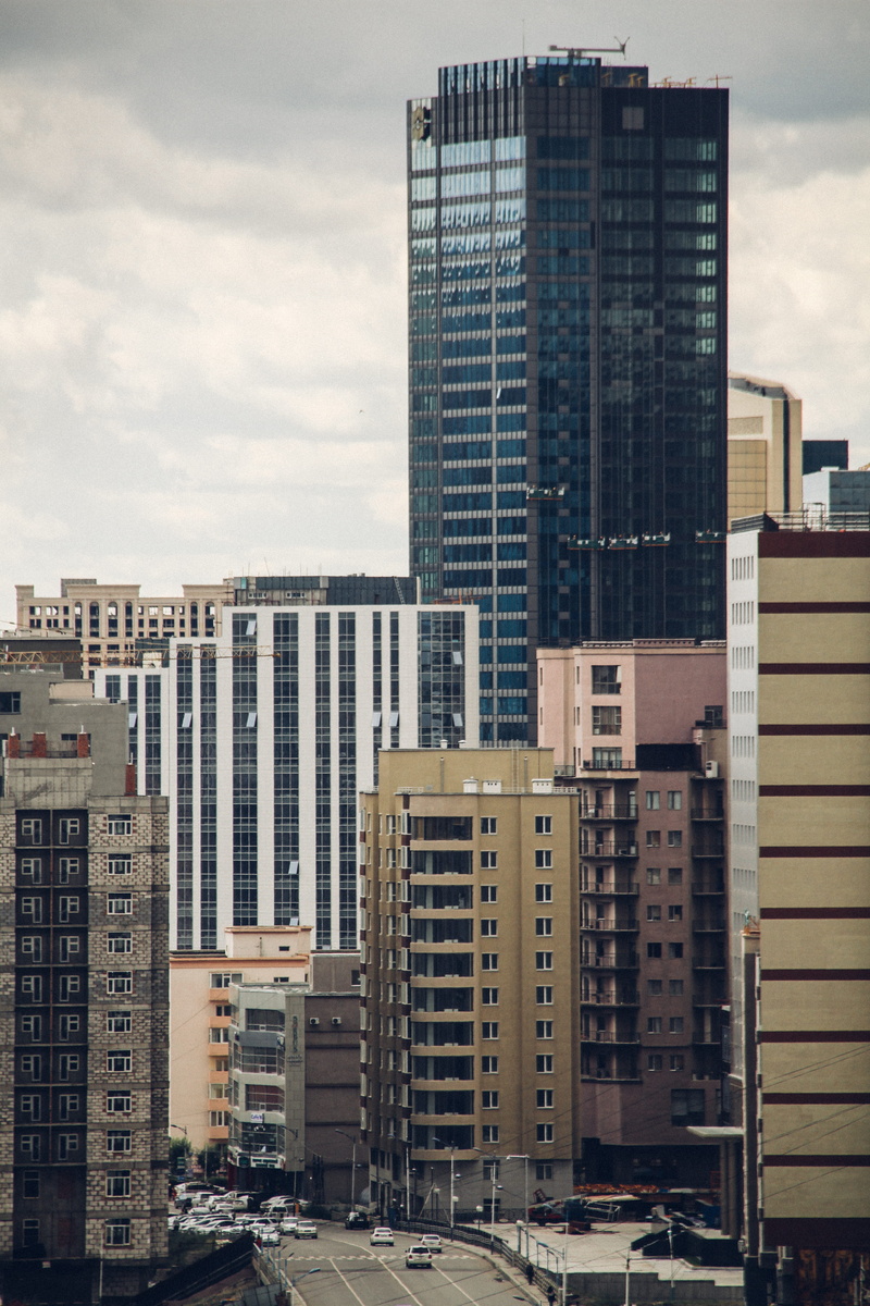 apartment, mongolia, photography, cloud - sky, minimal, architecture, hometown, window, modern, tower, building, street, day, downtown, buildings, outdoors