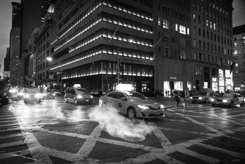 fast, traffic, night, street, incidental people, 4K, nightlife, blurred motion, illuminated, citylife, mode of transportation, new york, city life, building