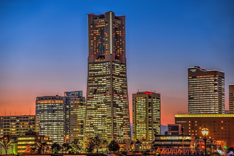 cityscapes, citylife, skylines, 720P, asia, yokohama, japan, asian, skyline, asians, skyscrapers, architecture, buildings, city
