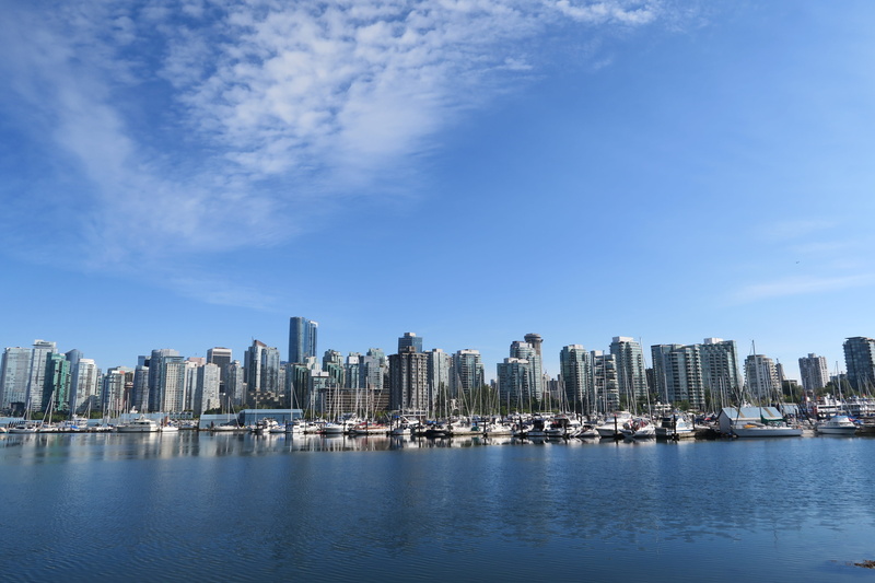 urban skyline, water, landscape, vancouver, 4K, building exterior, city, day, financial district, office, canada, outdoors, architecture, no people, st